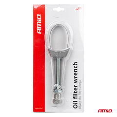 Llave para filtro de aceite con correa ajustable