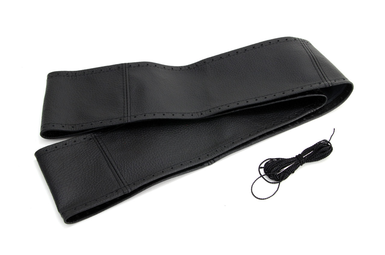 Funda para volante de cuero natural con cordón