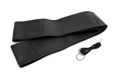 Funda para volante de cuero natural con cordón