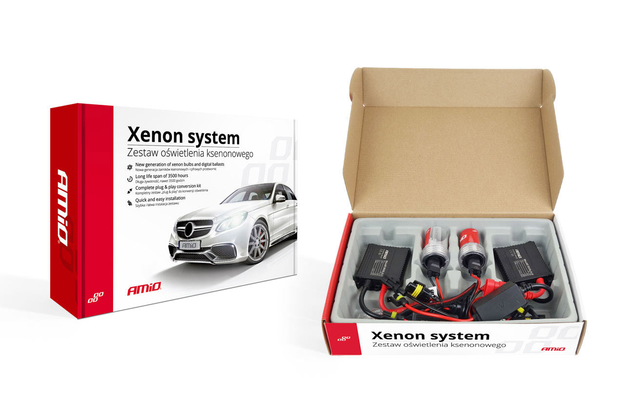 Kit xenón slim con bombillas xenón H8 H9 H11 y balastro