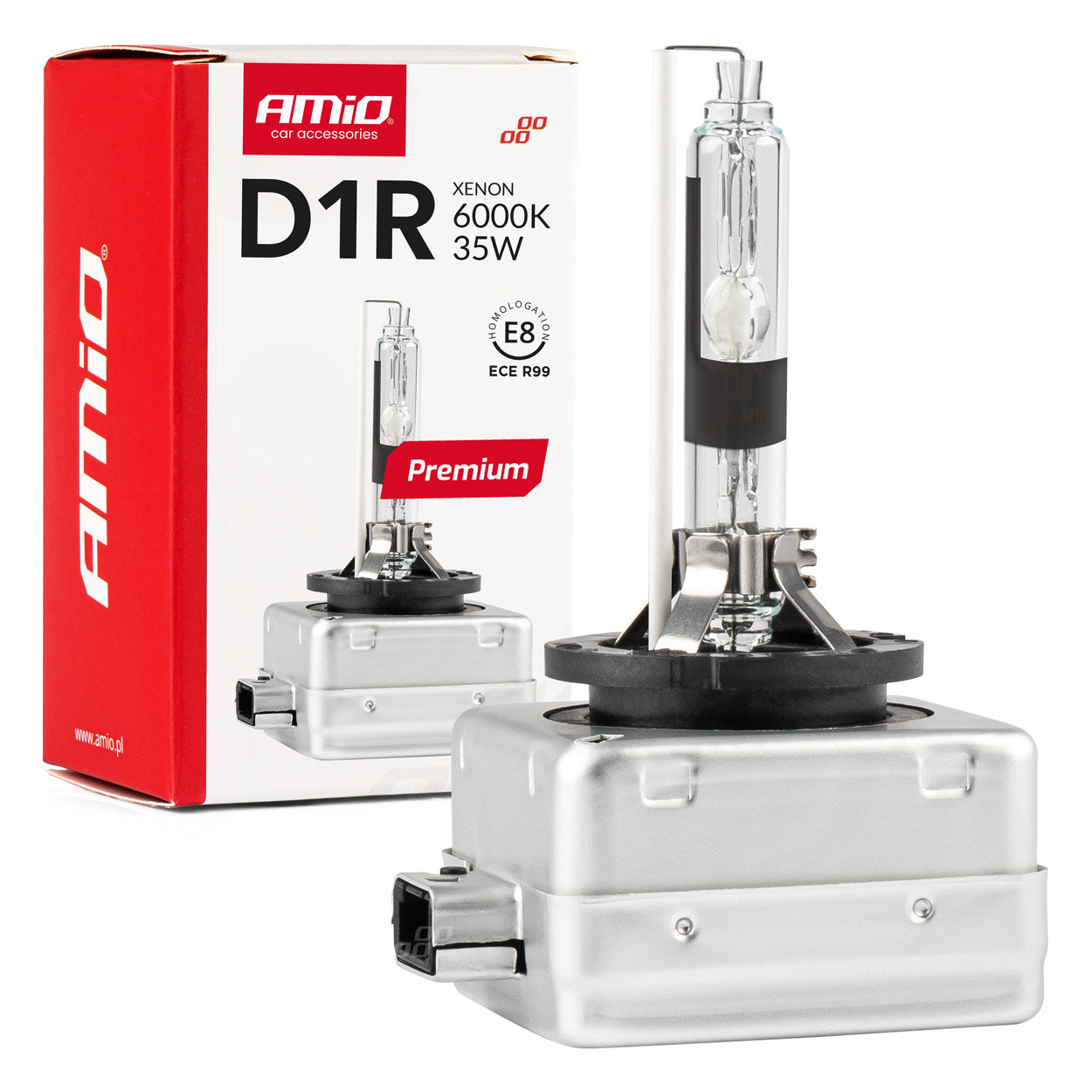 Bombilla de xenón D1R 35W con temperatura de color de 6000 K