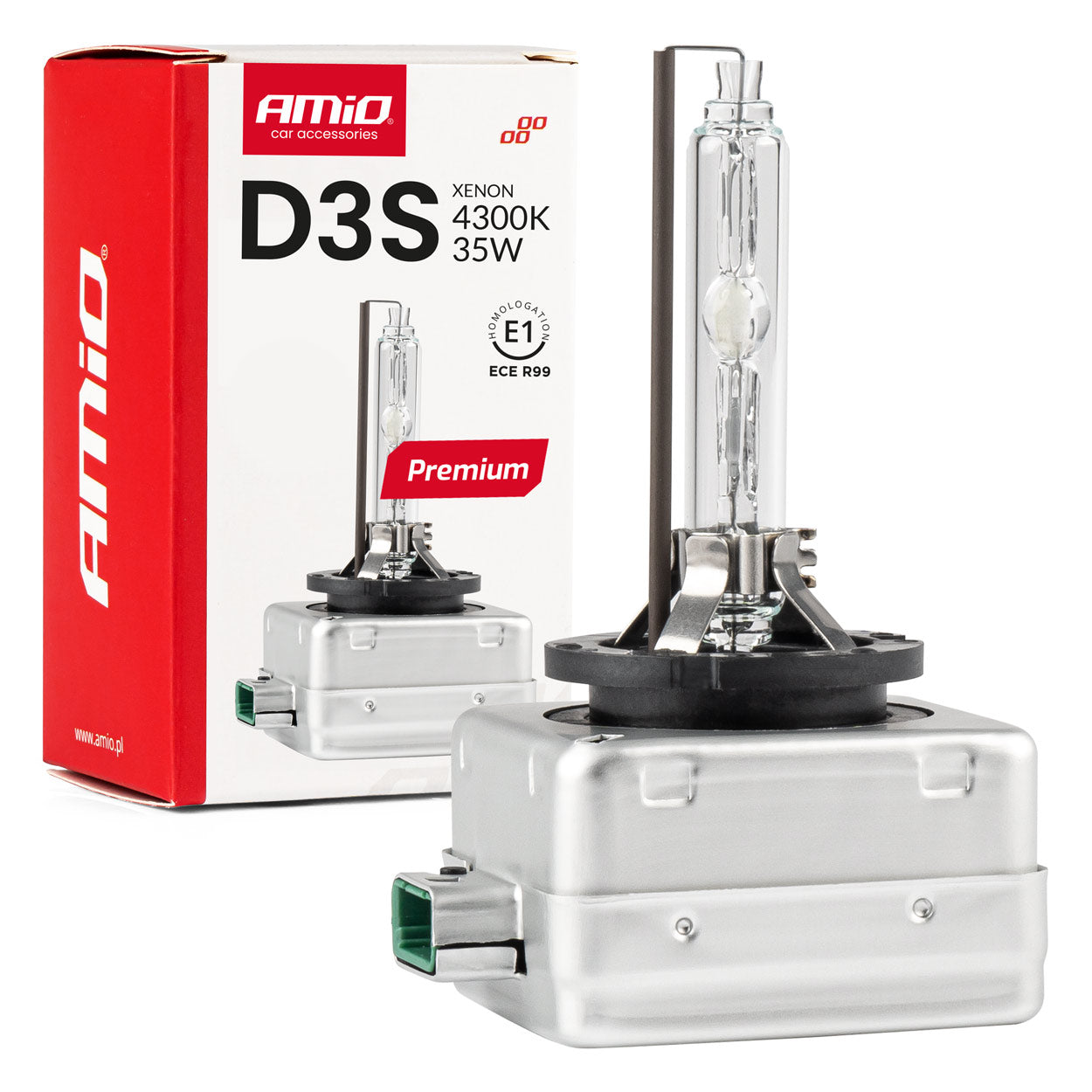 Bombilla de xenón D3S con temperatura de color de 4300K