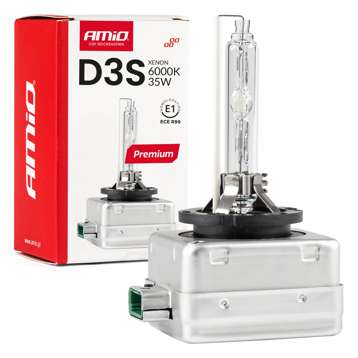 Bombilla de xenón D3S con temperatura de color de 6000K
