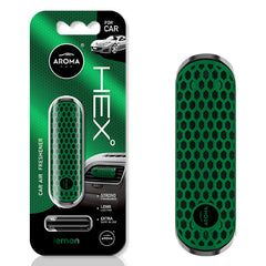 Aroma Car HEX polymer-bilduft med Lemon-duft