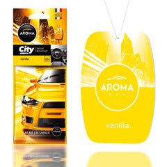 Aroma Car City Card ambientador para coche con aroma a vainilla