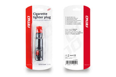 Enchufe de mechero con interruptor, fusible reemplazable e indicador LED