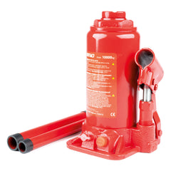 Hydraulisk flaskedonkraft med 10 tons kapacitet