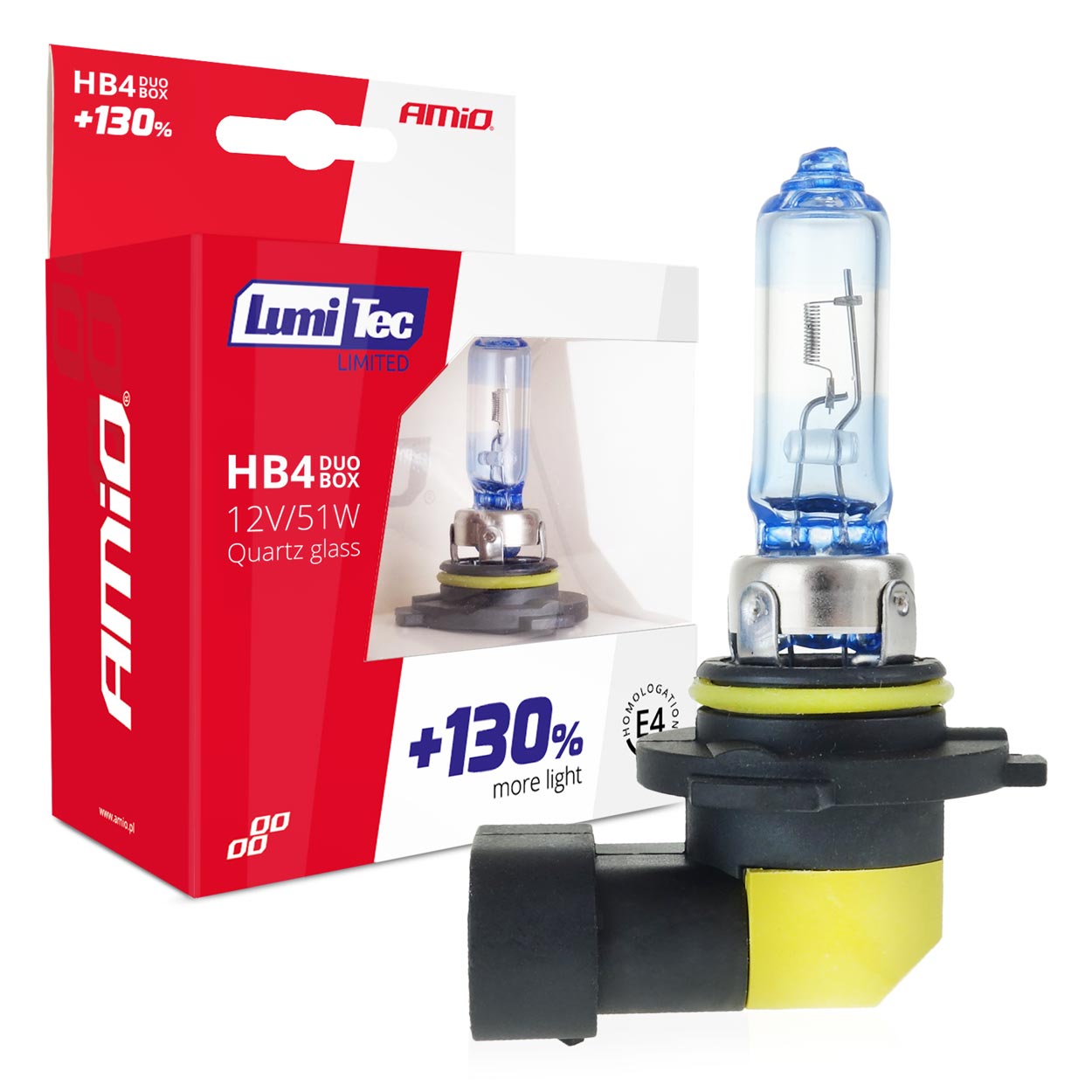 Bombillas halógenas HB4 12 V 51 W con luz de 4300 K