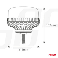 Luz de advertencia con 36 potentes LED
