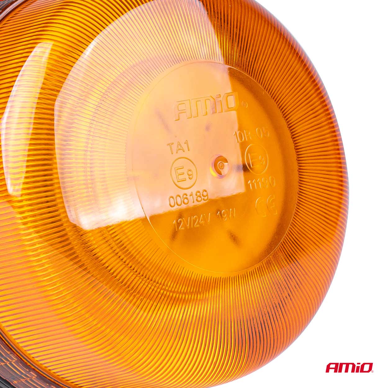 Luz de advertencia LED magnética W03M con luz naranja