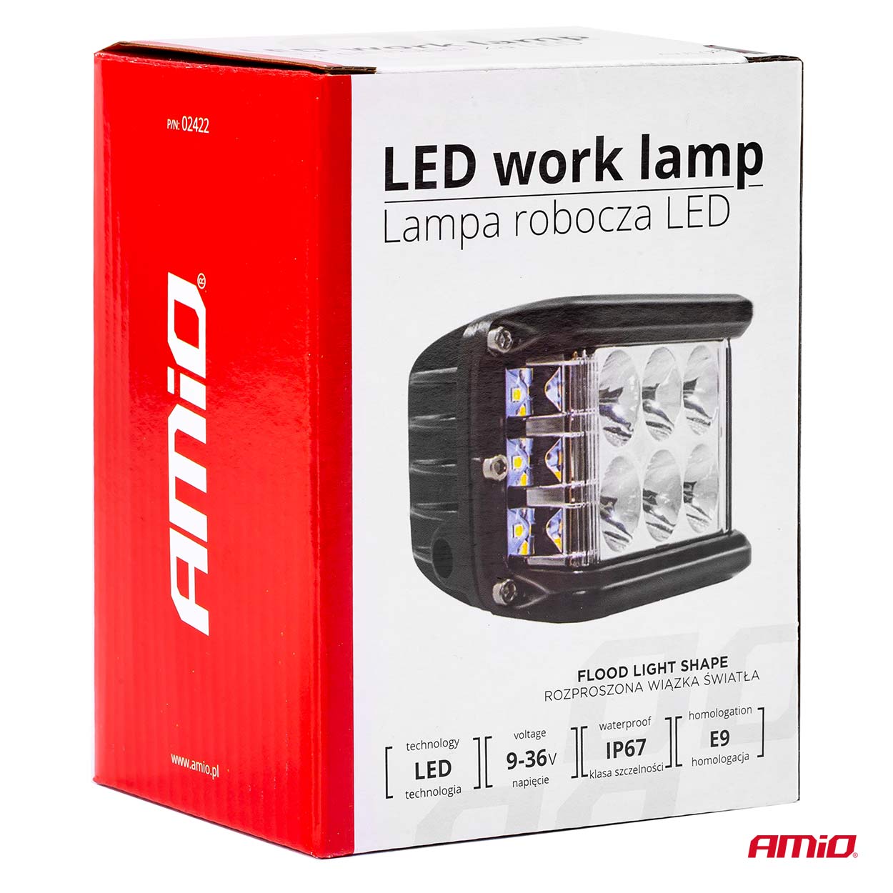 Arbejdslampe AWL08 nærbillede