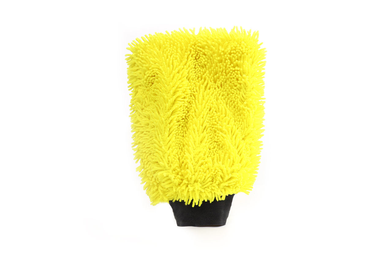 Guante de microfibra amarillo de 23 x 17 cm