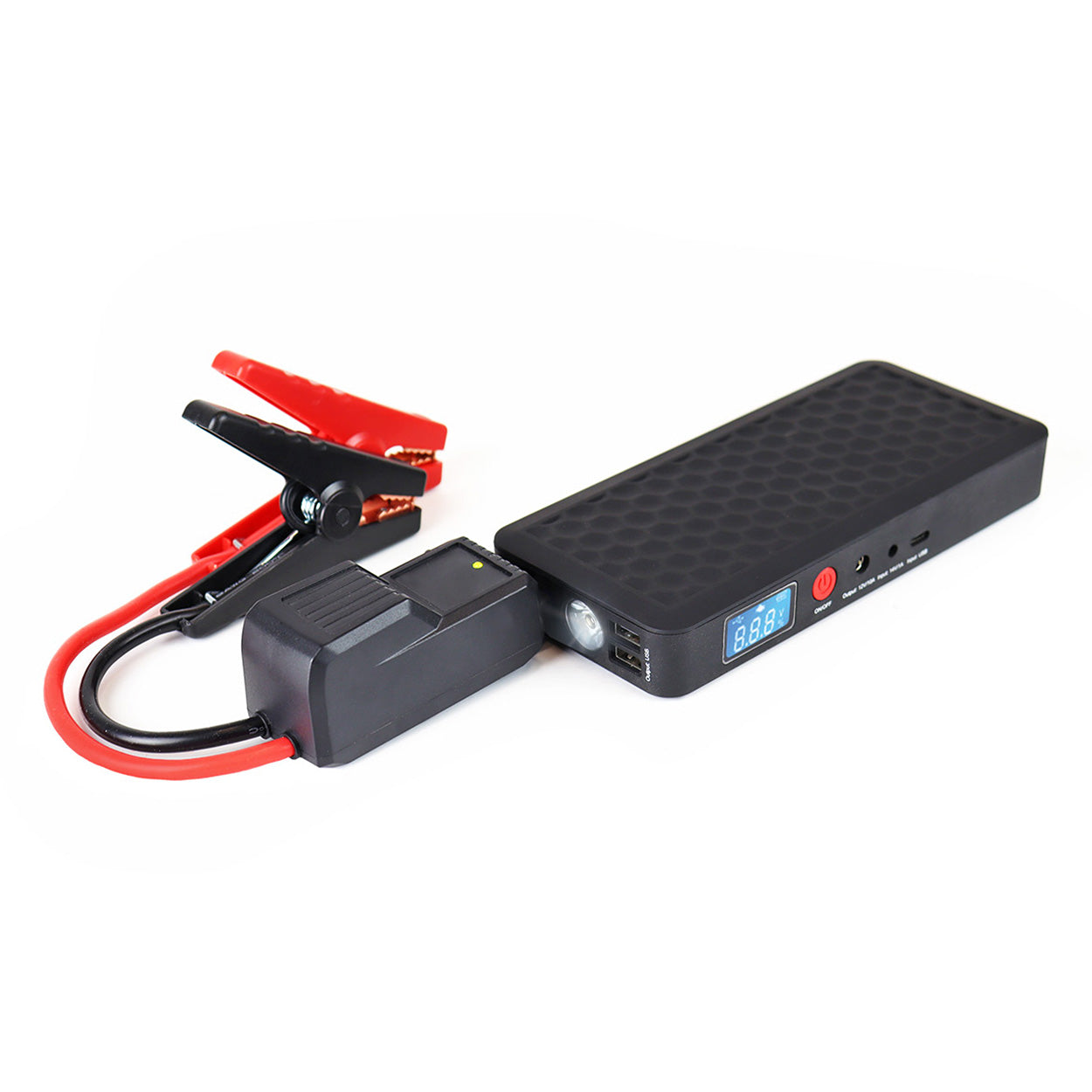 Arrancador de batería 12V 4Ah 800A con powerbank
