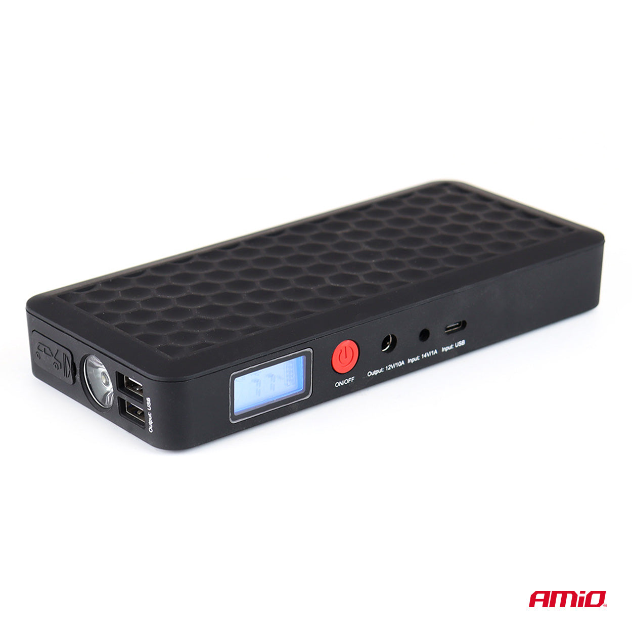 Arrancador compacto con powerbank y linterna
