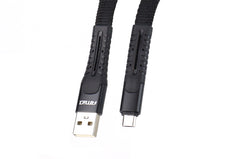 USB til micro USB-kabel med nylonfletning