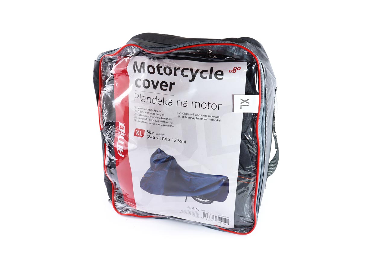 Funda XL para motocicleta vista desde otro ángulo