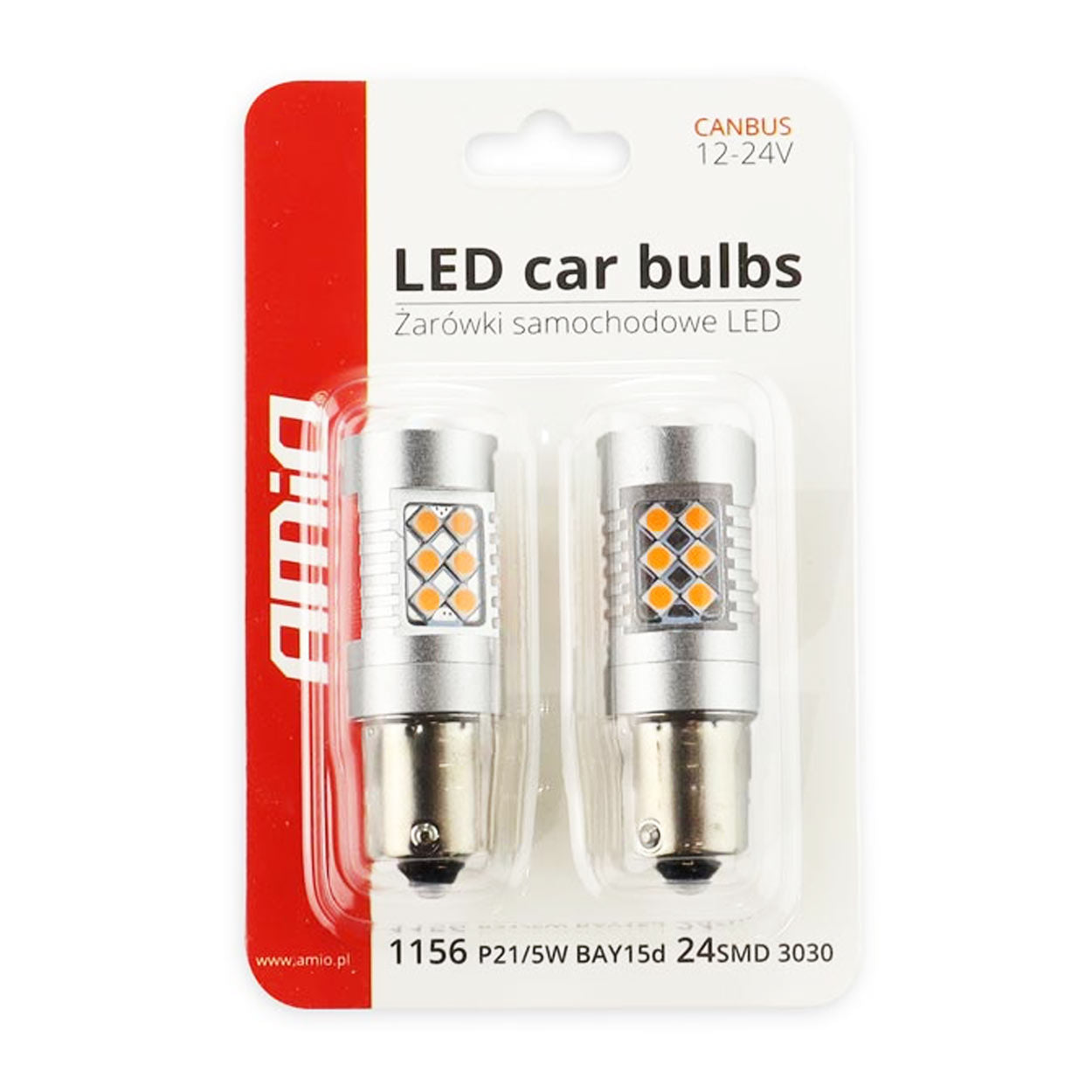 Bombilla LED CANBUS 1156 BAU15S PY21W para 12/24 V
