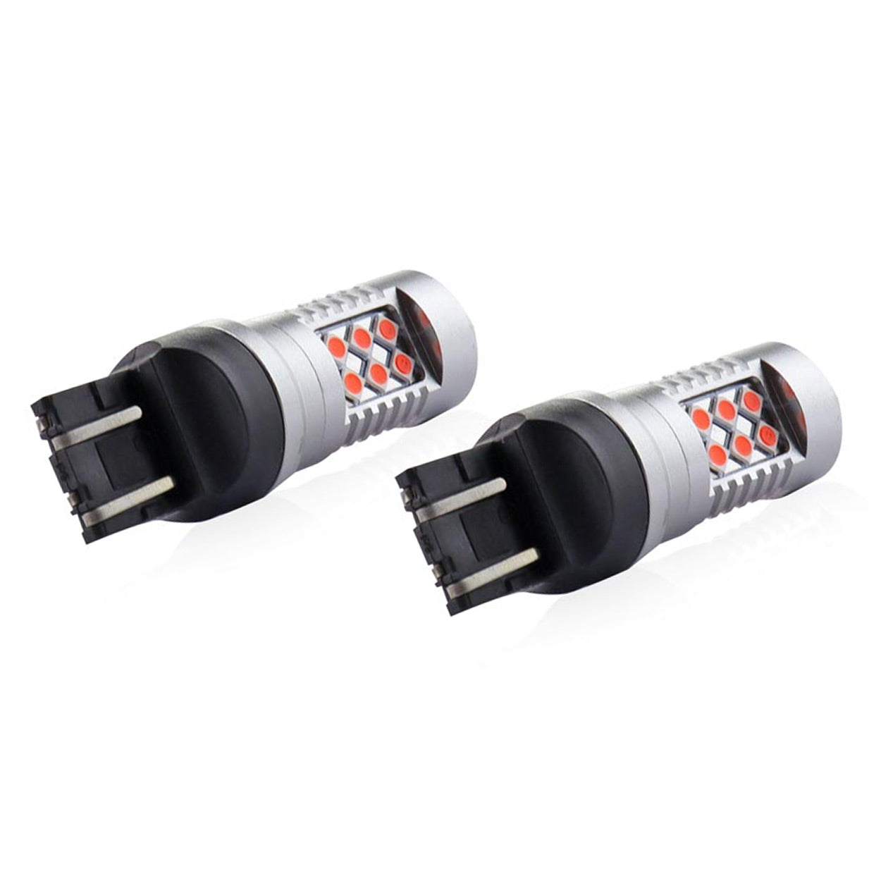Bombilla LED T20 7443 roja para 12/24 V