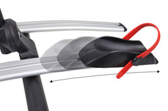 Cykelholder med adgang til bagklappen via vippefunktion