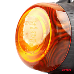 LED-advarselslampe med orange lys