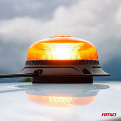 LED-advarselslampe med orange lys