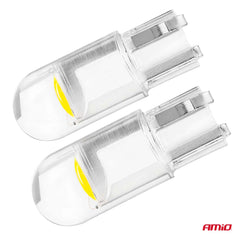 12V LED-pære W5W med hvidt lys