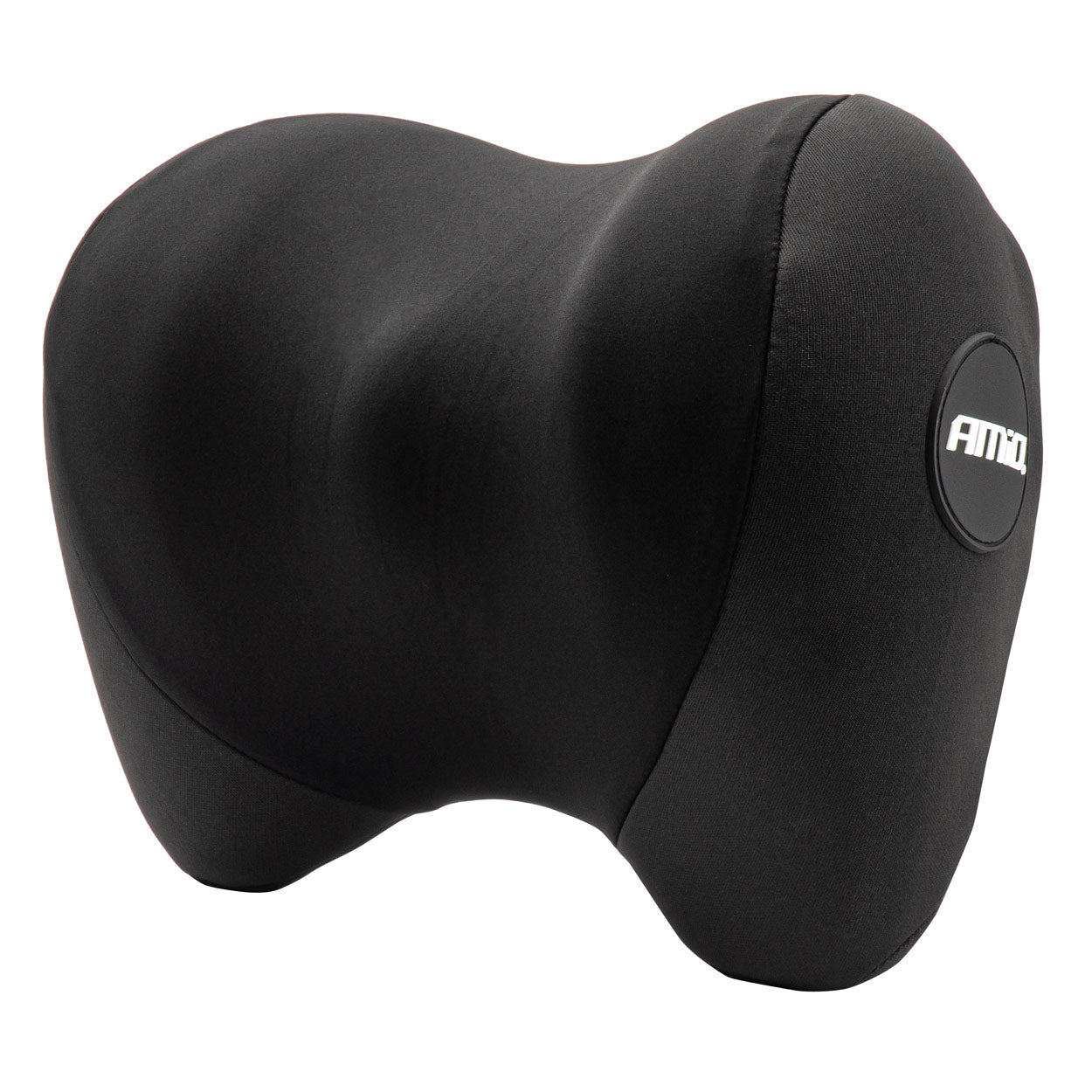 Reposacabezas negro para asiento de coche con espuma viscoelástica