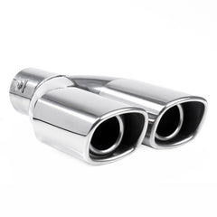 Cola de escape MT 025 en acero inoxidable cromado