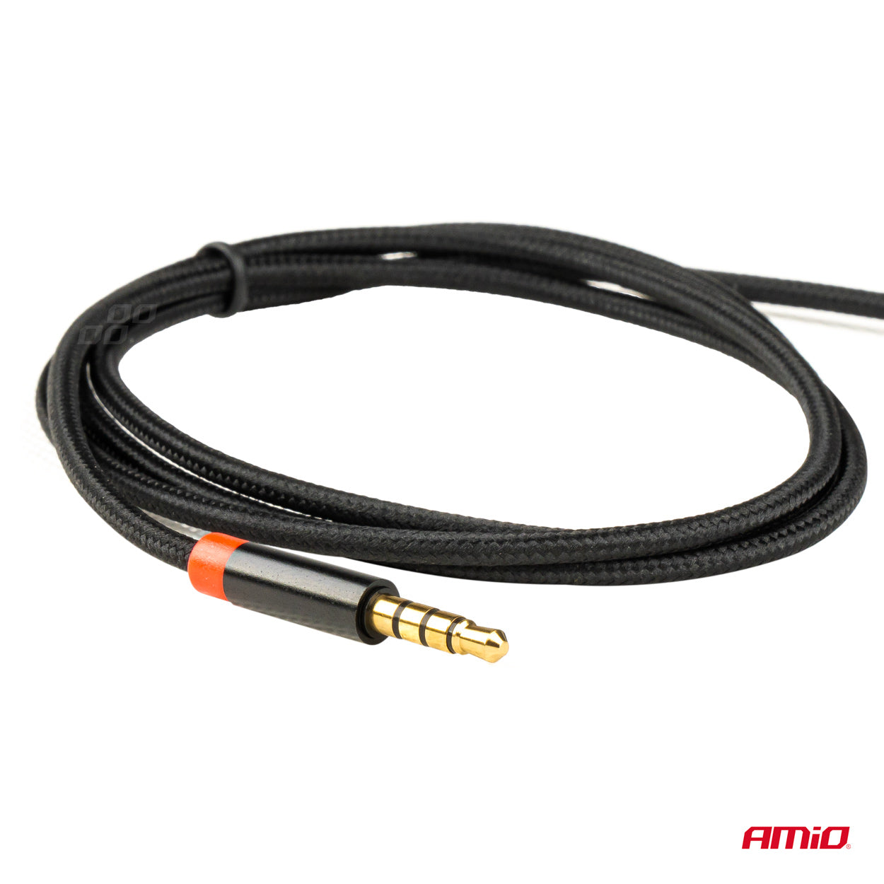 AUX-kabel med guldbelagte mini-jack-stik