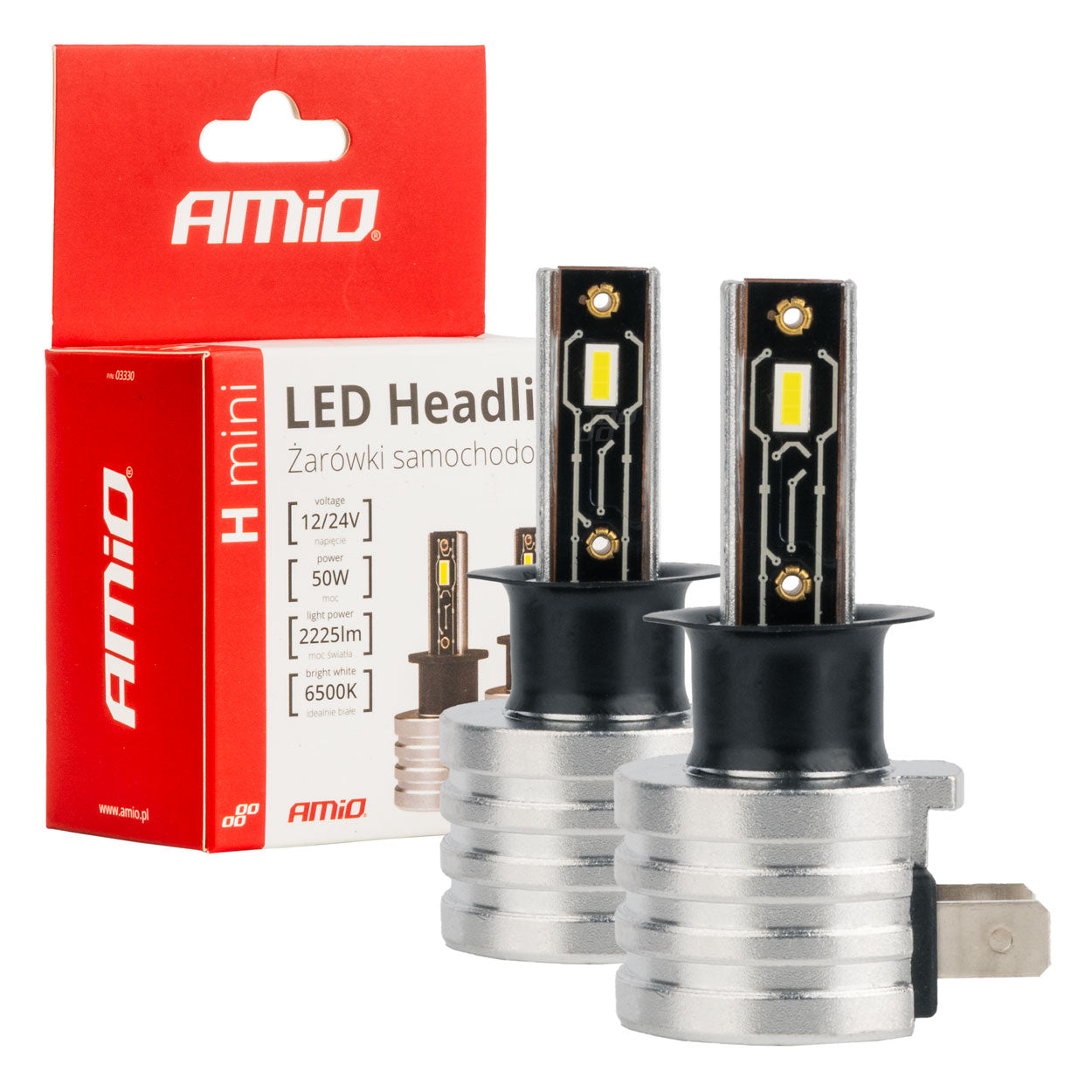 LED-forlygtepærer H3 50 W