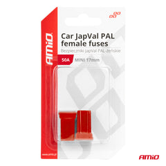 Fusible mini hembra JAPVAL PAL con corriente nominal de 50 A