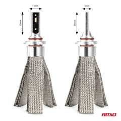 HB4 LED-pærer med 360 graders rotationsadapter