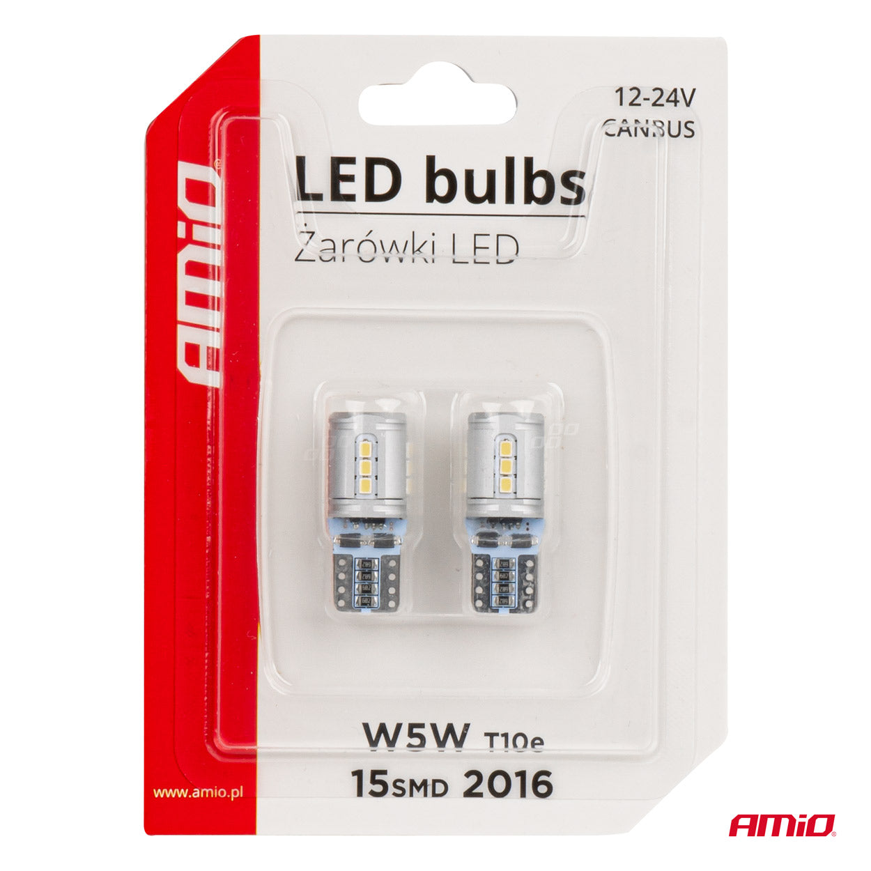 T10 W5W LED-pære til bilens traditionelle fatning