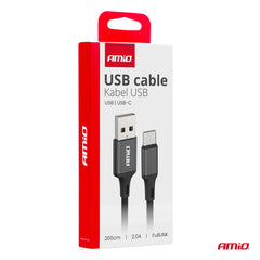 USB-A til USB-C kabel med robust konstruktion