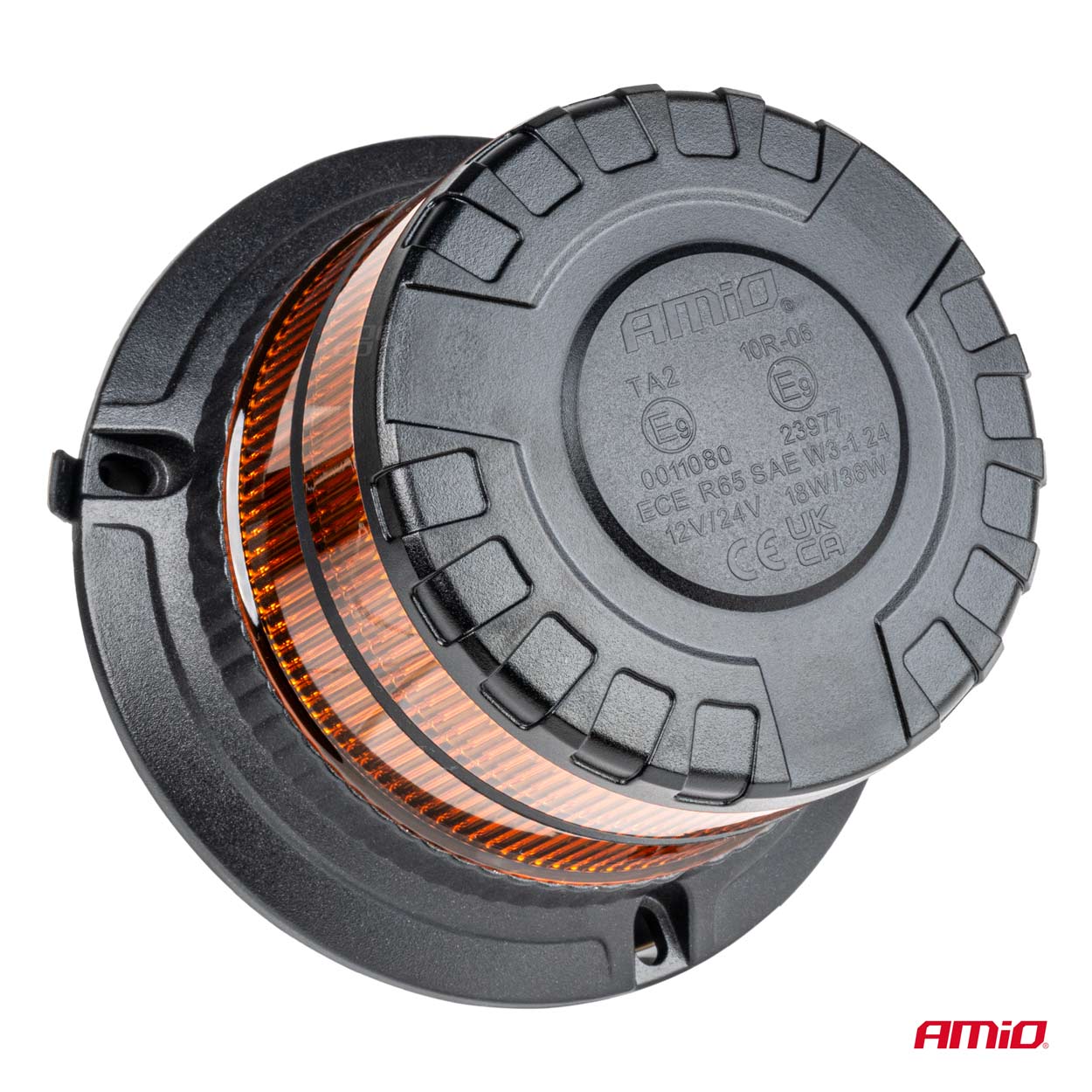 LED-advarselslampe W29M set fra siden