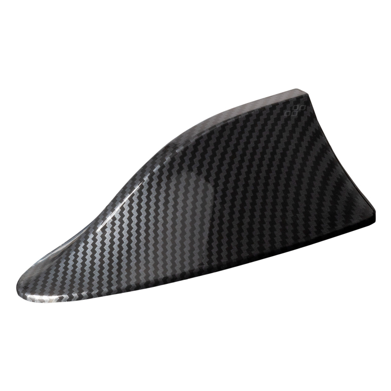 Shark fin-bilantenne i carbonfarve