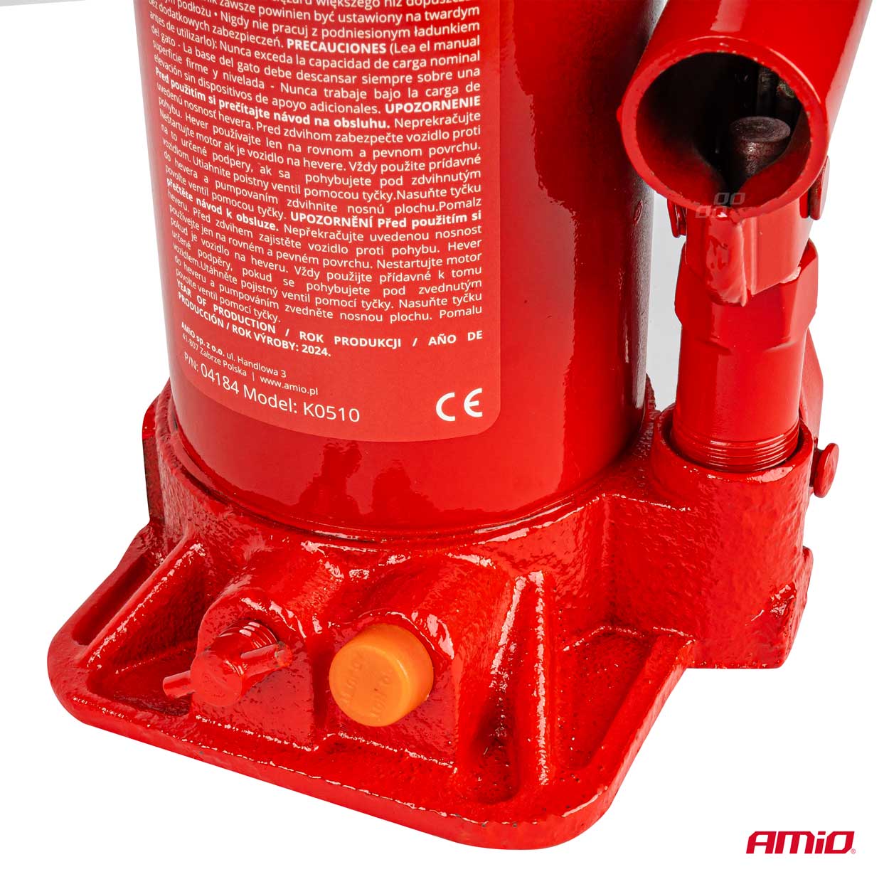 Hydraulisk donkraft med plastkasse