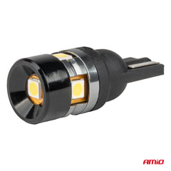T10 W5W LED-pære med 5SMD 3030 til 12/24 V