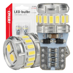 LED-pære T10 W5W med CANBUS og hvidt lys