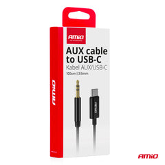 Robust USB-C til 3,5 mm AUX-kabel