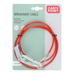 Cable de seguridad Carpoint para remolque 100 cm 1500 N / 150 kg 