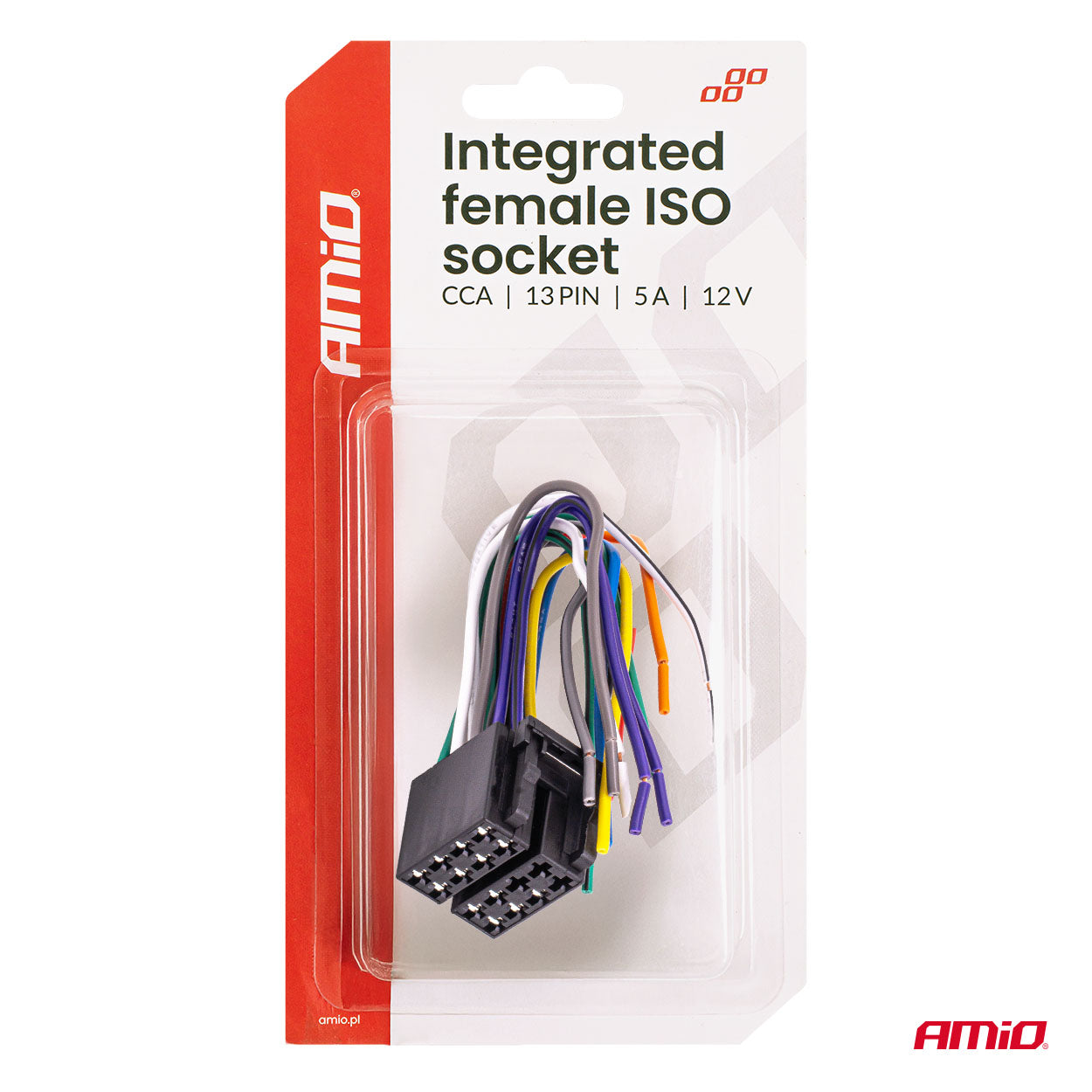 ISO 13-polet hunstik til bilens el- og belysningsinstallationer
