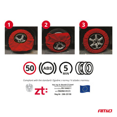 Cadenas de nieve textiles 3D XS con diseño 3D