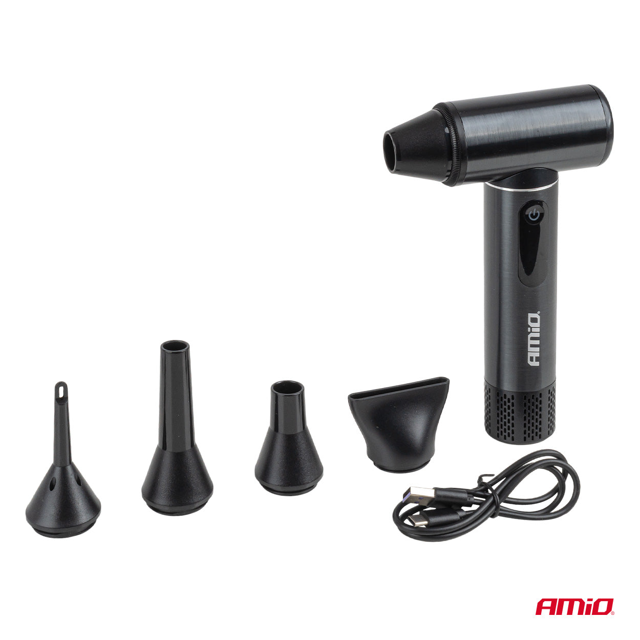 Soplador de polvo con carga USB-C