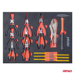 Armario de herramientas con equipamiento completo para taller