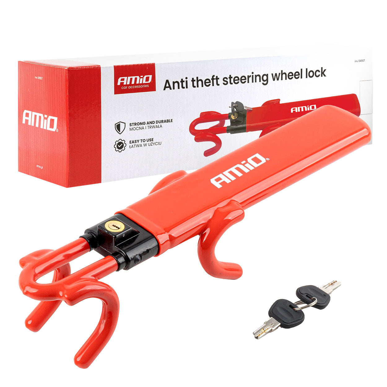 Antirrobo para volante L07 de acero endurecido