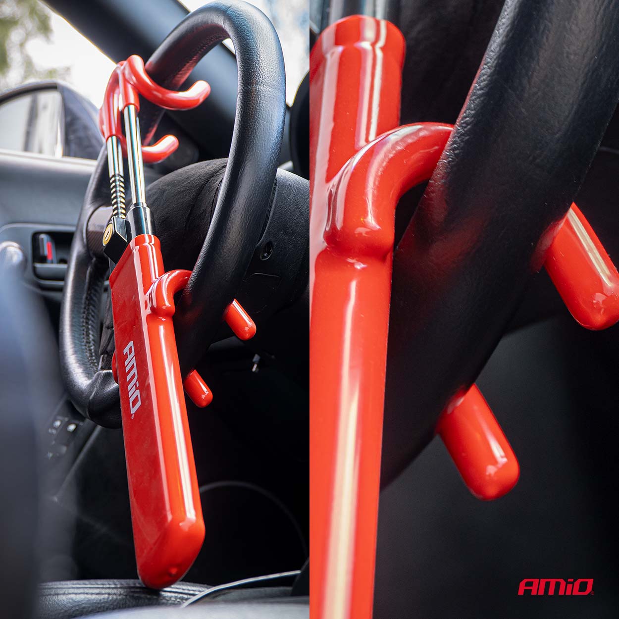 Antirrobo para volante L07 con cerradura de llave