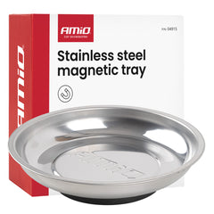 Bandeja magnética de acero inoxidable de 150 mm de diámetro