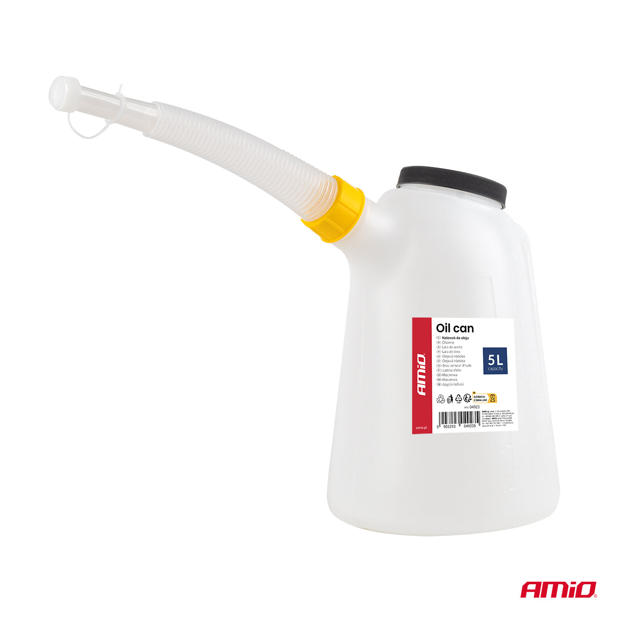 Recipiente para aceite de motor y líquidos de servicio