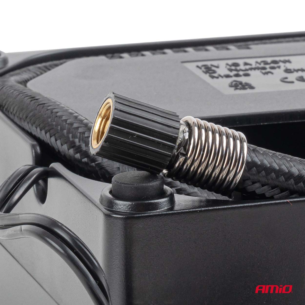 Compresor para coche con manómetro mecánico